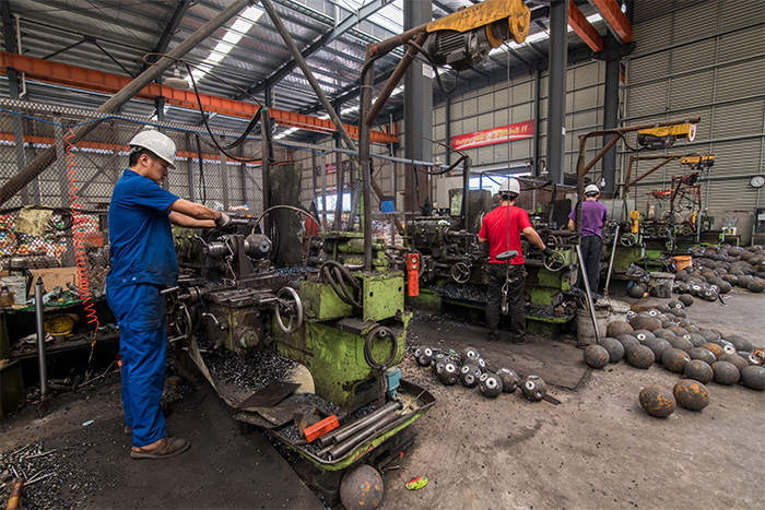 苏州网架配件车间